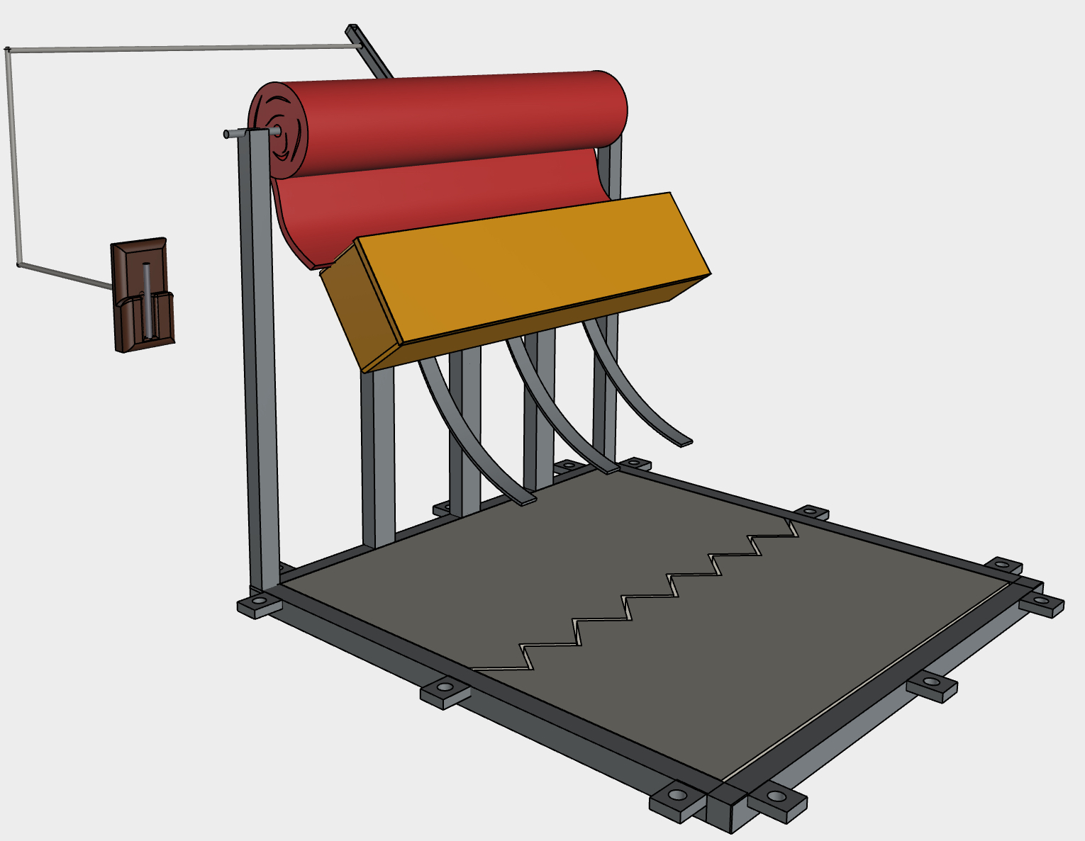 3D Model concept of fire escape system